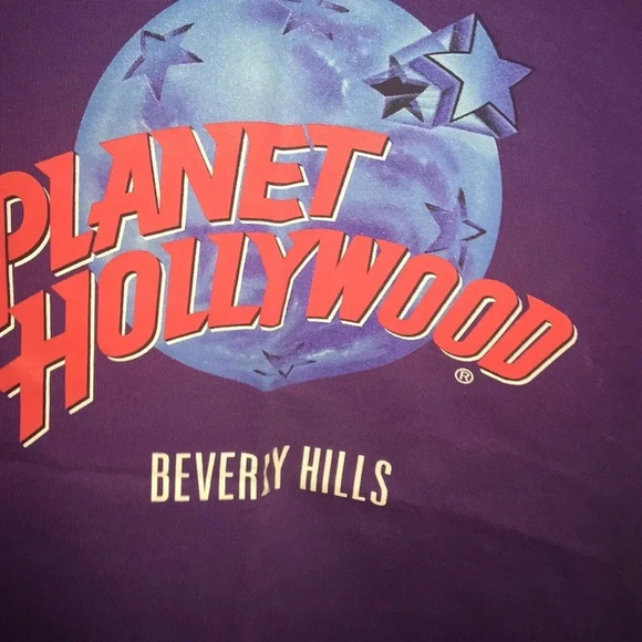 Vintage Planet Hollywood Shirt NWT Rare - Picture 4 of 6